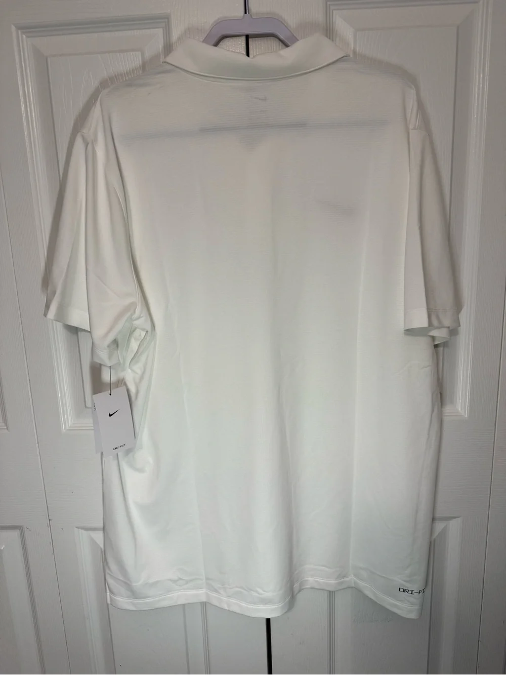 Nike Dri-FIT Polo Shirt White NWT Men’s XXL Golf Athletic